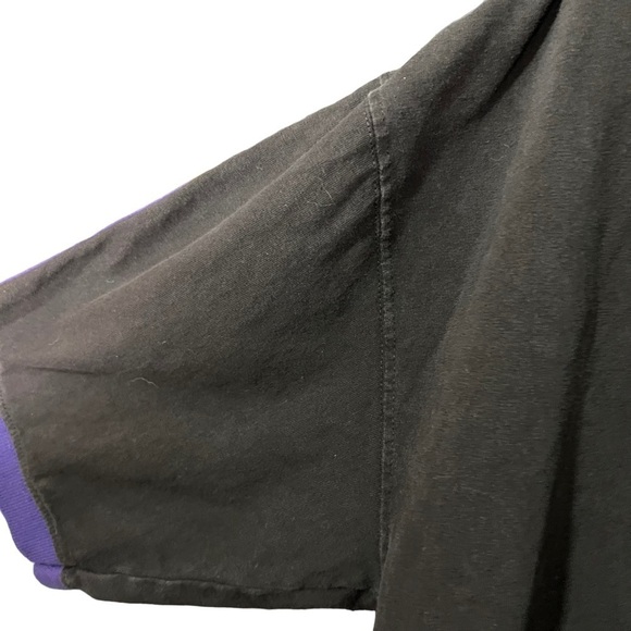 Colorado Rockies Knight Apparel Black And Purple Short Sleeve Polo Shirt - Picture 4 of 6